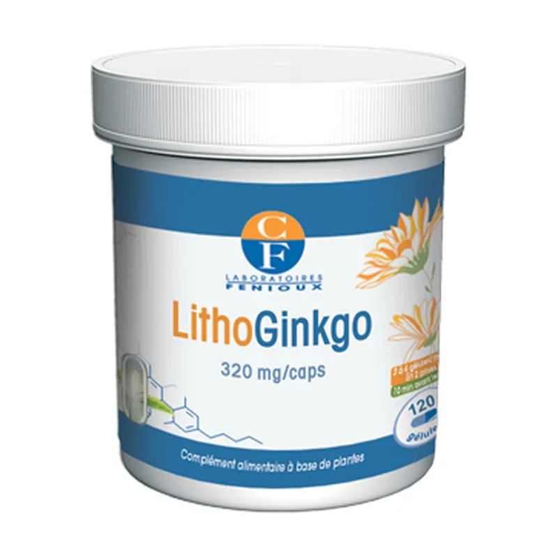 Affordable Litho Ginkgo 120 capsules Fenioux
