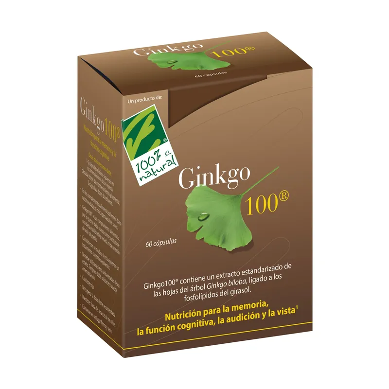 Ginkgo 100 60 capsules 100% Natural Mega Sale