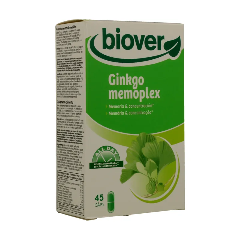 Deal Ginkgo Memoplex 45 capsules Biover