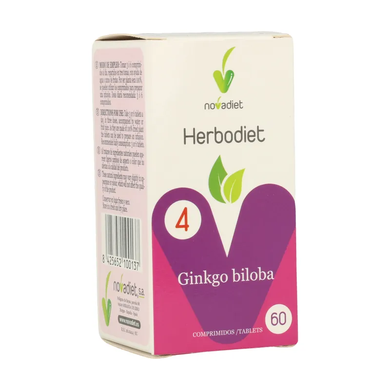 Herbodiet Ginkgo Biloba 60 tablets Nova Diet Order Now