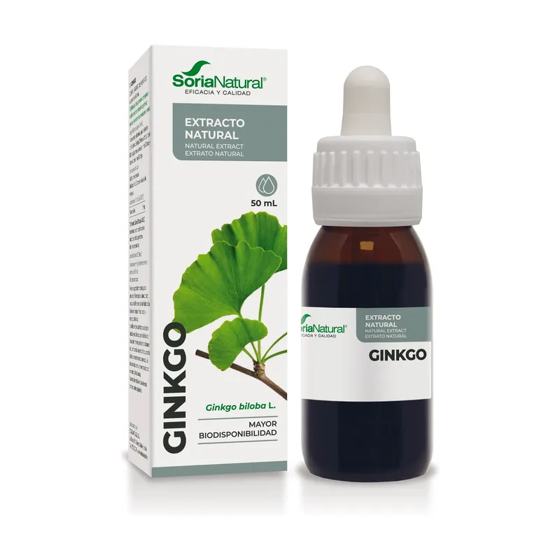 Buy Online Ginkgo Biloba Extract XXI Formula 50 ml Soria Natural