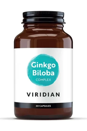 Crafted Ginkgo Biloba Leaf Extract 60 vegetable capsules Viridian