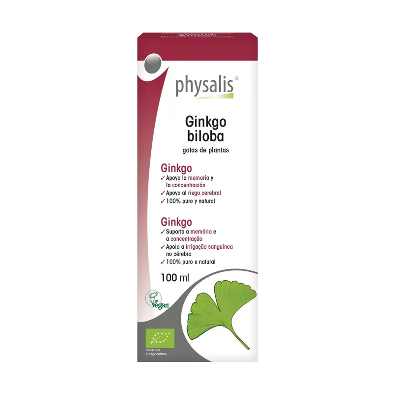 Exclusive Offer Ginkgo Biloba Bio Extract 100 ml Physalis