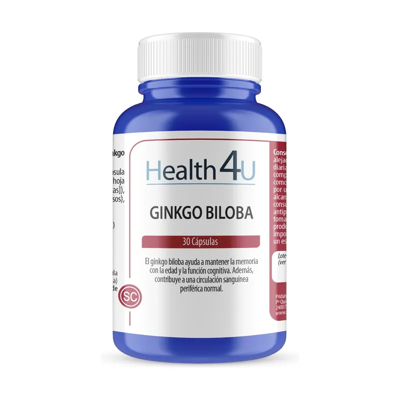 Gingko biloba 30 tablets of 600mg Health4U Super Sale