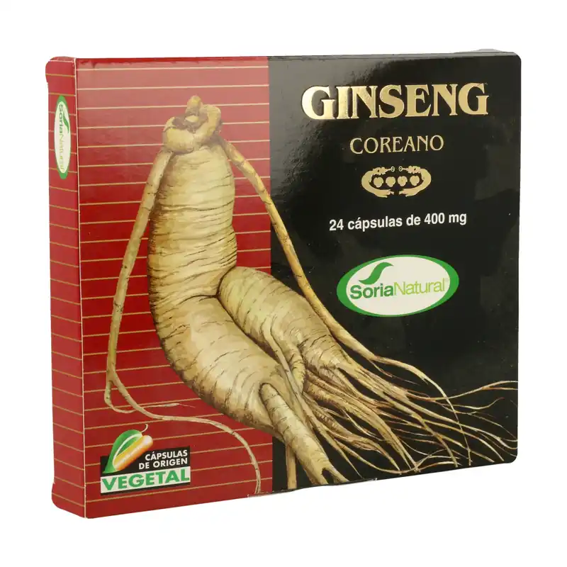 New Release 22 S Korean Ginseng 24 vegetable capsules Soria Natural