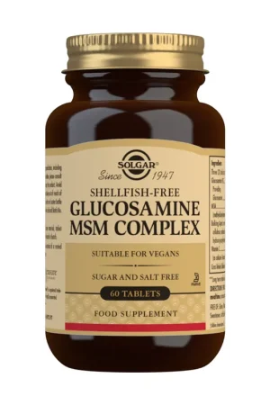 Fast Shipping Glucosamine MSM Complex 60 tablets Solgar