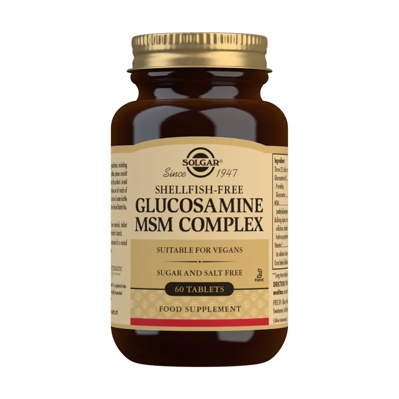Fast Shipping Glucosamine MSM Complex 60 tablets Solgar