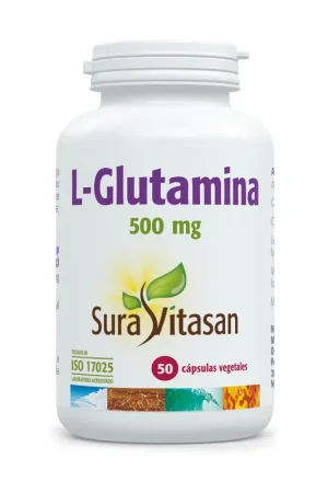 Crafted L-Glutamine 50 capsules of 500mg Sura Vitasan