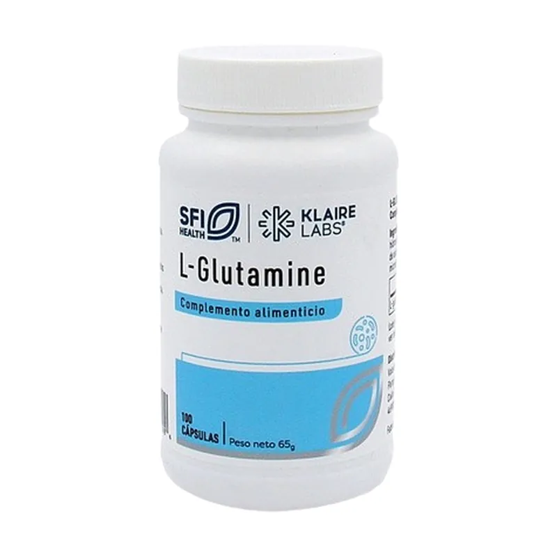 Top Pick L-Glutamine 100 capsules of 500mg SFI Health/Klaire Labs
