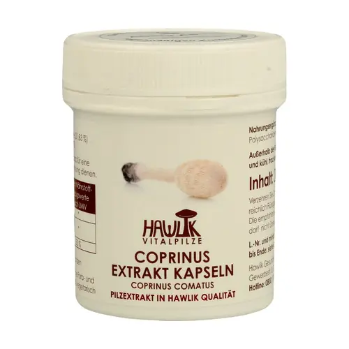 Top Rated Pure Coprinus Extract 60 capsules Hawlik