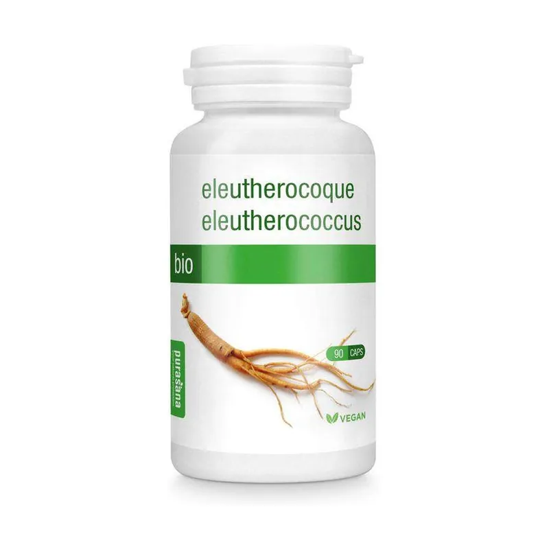 Eleutherococcus 90 capsules Purasana Price Drop