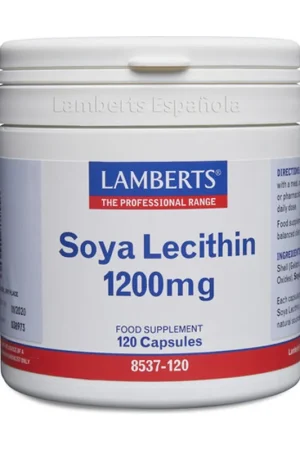 Best Price Soy lecithin 120 capsules of 1200mg Lamberts