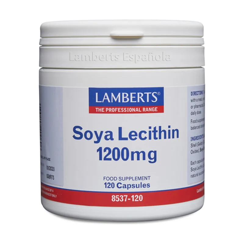 Best Price Soy lecithin 120 capsules of 1200mg Lamberts