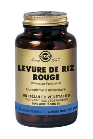 Hassle-Free Returns Red Rice Yeast 60 capsules of 600mg Solgar
