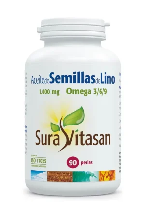 Special Discount Flax Seed Oil 90 softgels of 1000mg Sura Vitasan