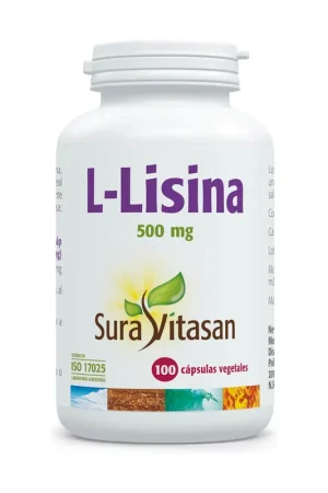 L-Lysine 100 capsules of 500mg Sura Vitasan Must Have