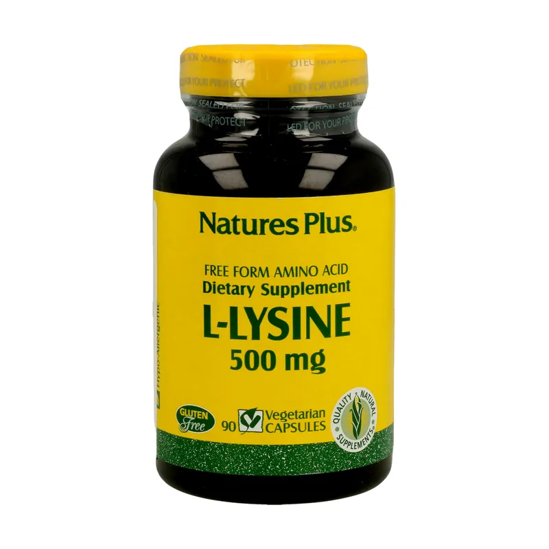 Time-Limited L-Lysine (Lysine) 90 capsules of 500mg Natures Plus