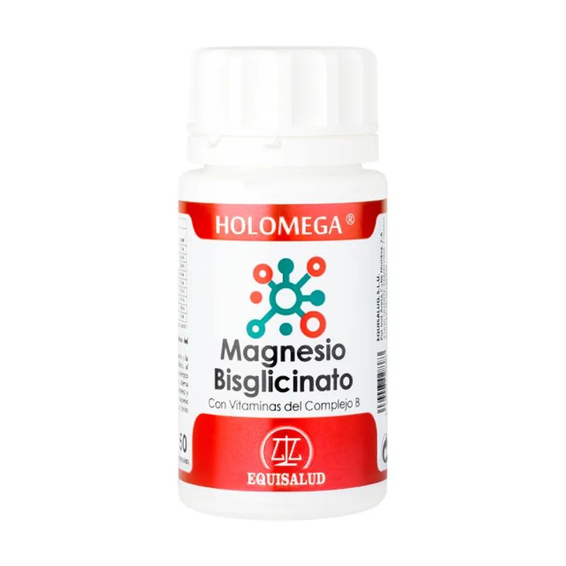 Deal Holomega magnesium bisglycinate with b complex vitamins 50 capsules Equisalud