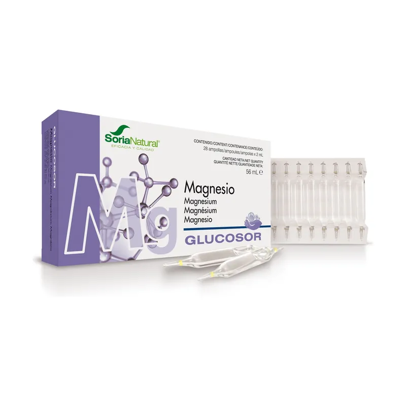 Special Discount Glucosor Magnesium 28 vials Soria Natural