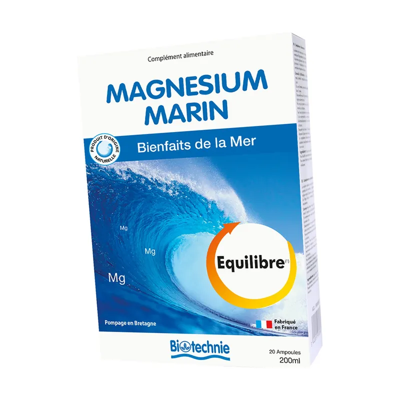 Deal Magnesium Marine 20 ampoules of 10ml Biotechnie