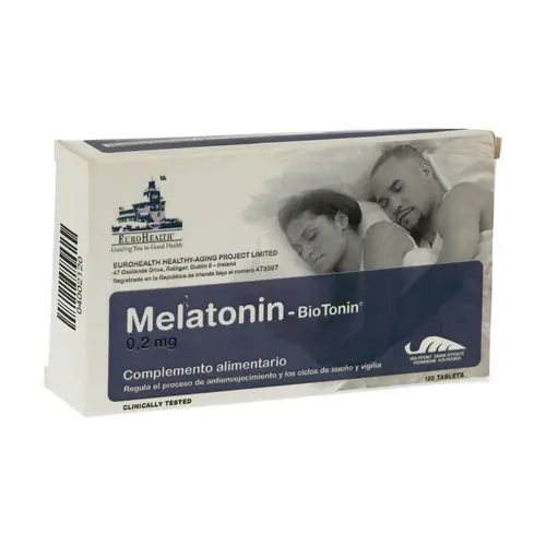 Melatonin Biotonin 120 Sublingual pills of 0.2mg Eurohealth Limited Time