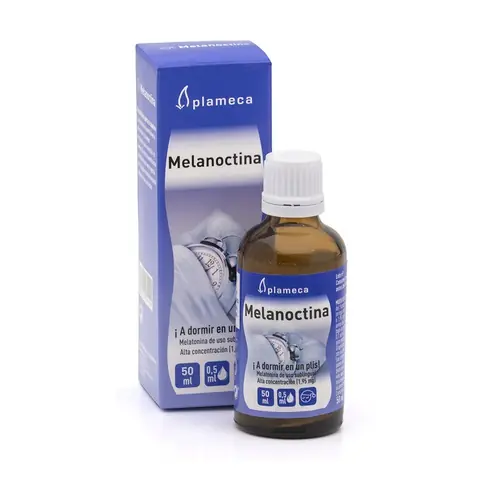 Final Sale Melanoctin Drops (Melatonin 1.95 mg) Sublingual 50 ml Plameca