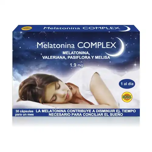 Melatonin Complex 30 capsules of 1mg Robis Limited Time
