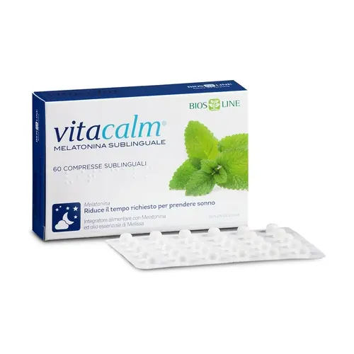 Mega Sale Vitacalm melatonin sublingual 60 Sublingual pills BiosLine