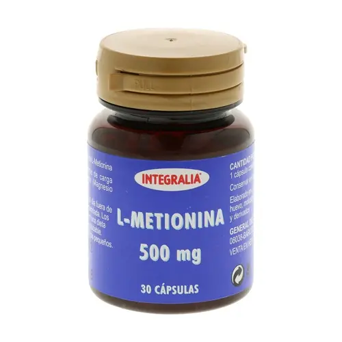 Fresh Stock L-Methionine 500 Mg 30 capsules Integralia