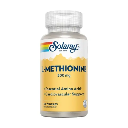 L-Methionine 30 capsules of 500mg Solaray Genuine