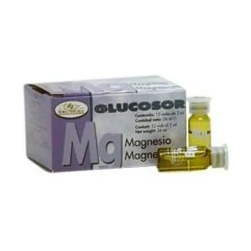 Brand New Glucosor Magnesium 12 vials Soria Natural