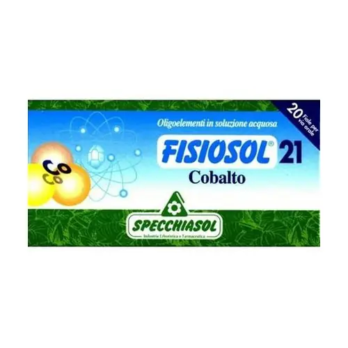 Price Drop Physiosol 21 Cobalt 20 ampoules Specchiasol