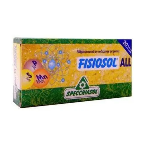 Fisiosol All 20 ampoules Specchiasol Fresh Stock