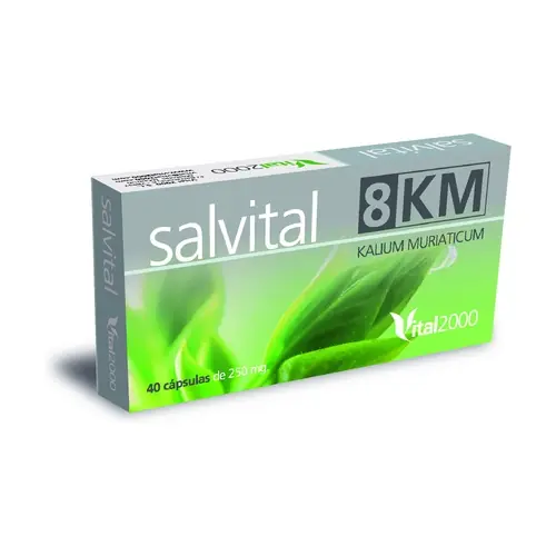 Salvital 8 Kalium Muriaticum 40 capsules of 250mg Vital2000 Certified
