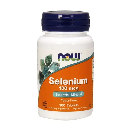 Order Now Selenium 100mcg 100 tablets of 100mg NOW Foods