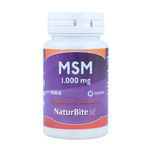 MSM 60 tablets of 1000mg Naturbite Fast Shipping
