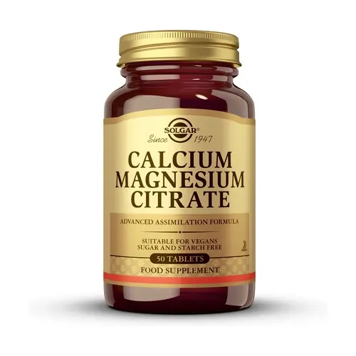 Low Price Calcium - Magnesium Citrate 50 tablets Solgar