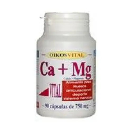 Authentic Calcium and Vital Magnesium 90 capsules Oikos