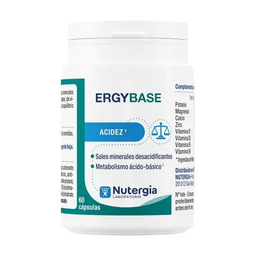 Ergybase de Nutergia 60 capsules Fast Shipping