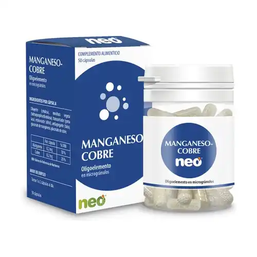 Save Now Manganese and Copper 50 capsules Neo