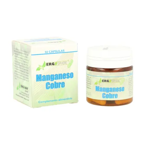 Manganese - Copper Ergosphere 50 capsules Ergonat Big Sale