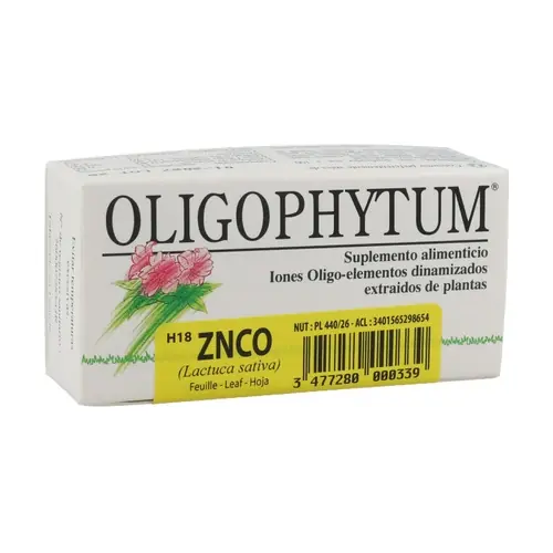 Oligophytum Zinc, Nickel, Cobalt (H18 ZNCO) 100 Sublingual pills of 40mg Holistica Shop Now
