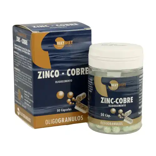 Zinc-Copper Oligogranules 50 capsules Waydiet Buy Today