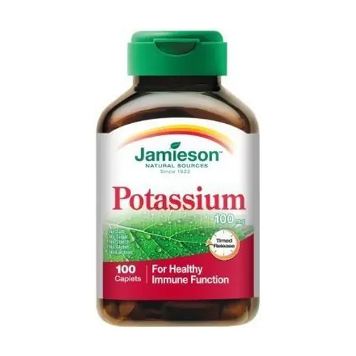 Potasium 100 tablets of 100mg Jamieson Bargain