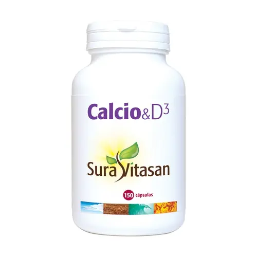 Latest Calcium & Vitamin D3 150 capsules of 858mg Sura Vitasan