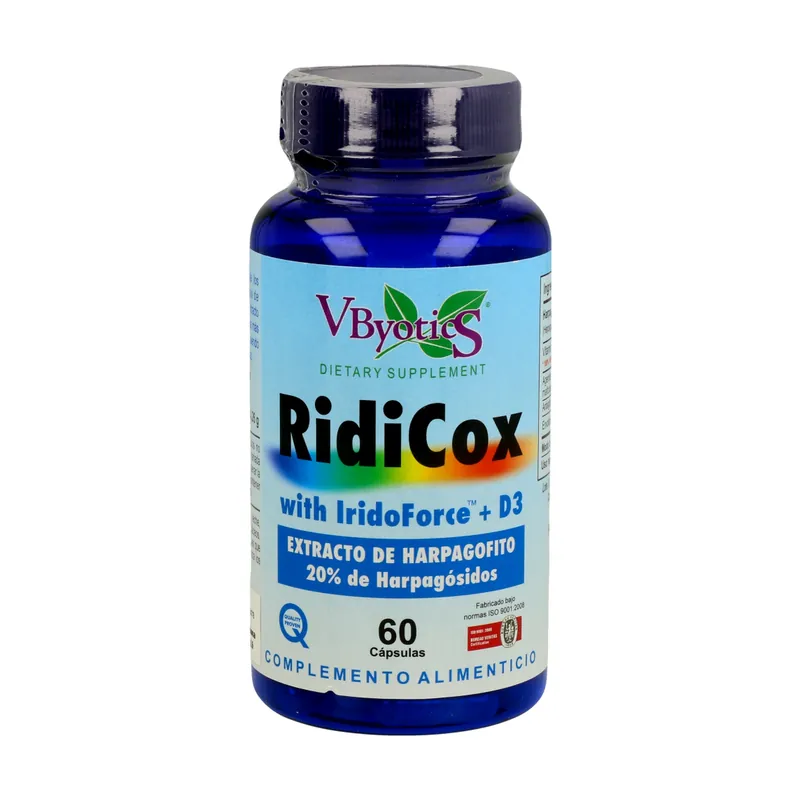 Ridicox with Iridoforce 60 capsules Vbyotics While Supplies Last