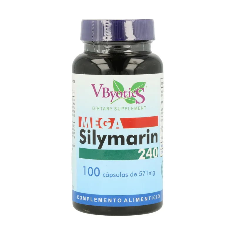 Mega Silymarin Nac 100 capsules of 240mg Vbyotics While Supplies Last
