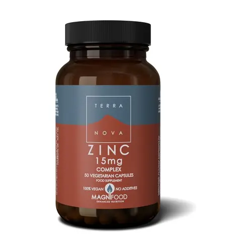 Zinc Complex 50 capsules of 15mg Terranova Order Now