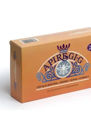 Apiregi G Royal Jelly with Ginseng 20 ampoules of 600mg Apiregi Best Price