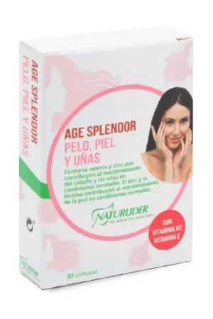 Age Splendor Hair Skin and Nails 30 capsules Naturlider High Quality